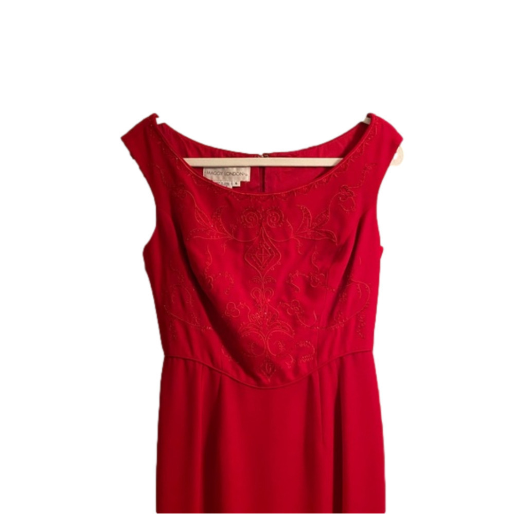 Vintage Maggy London Red Dress